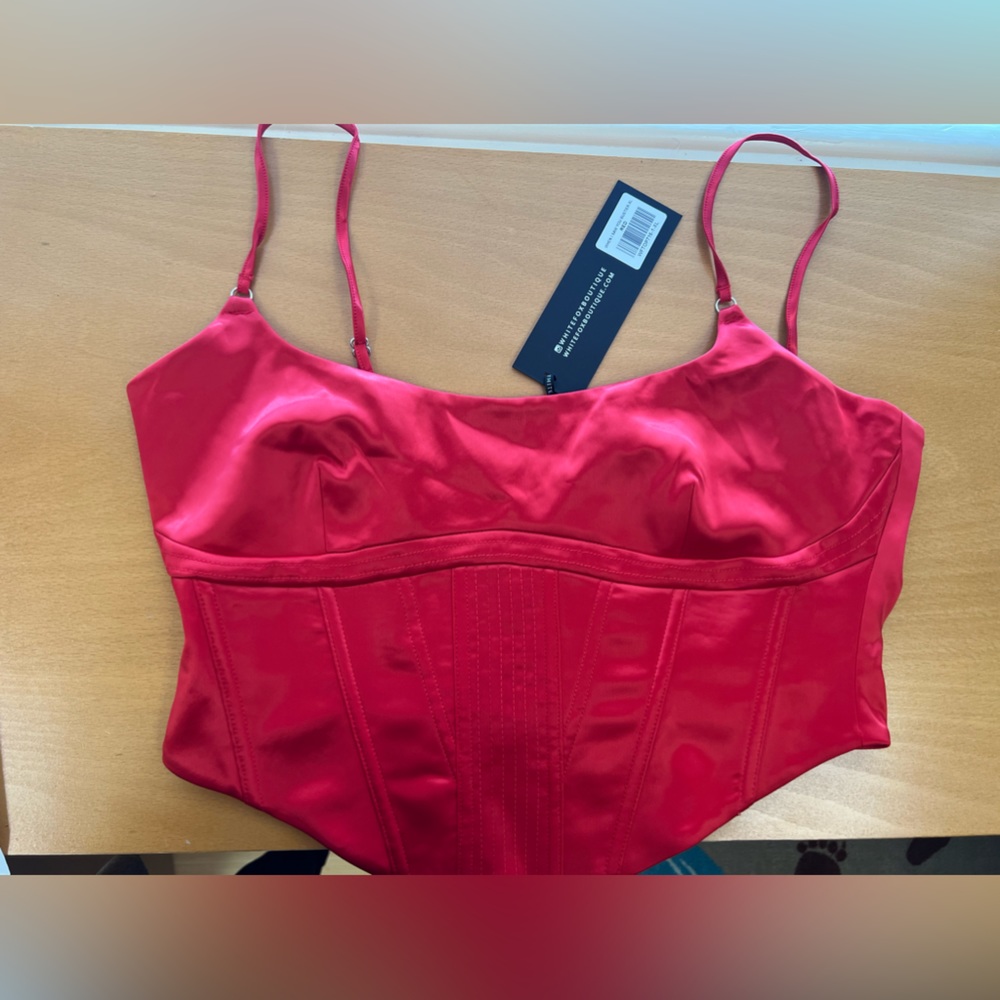 White Fox Boutique BUSTIER/CORSET (red)